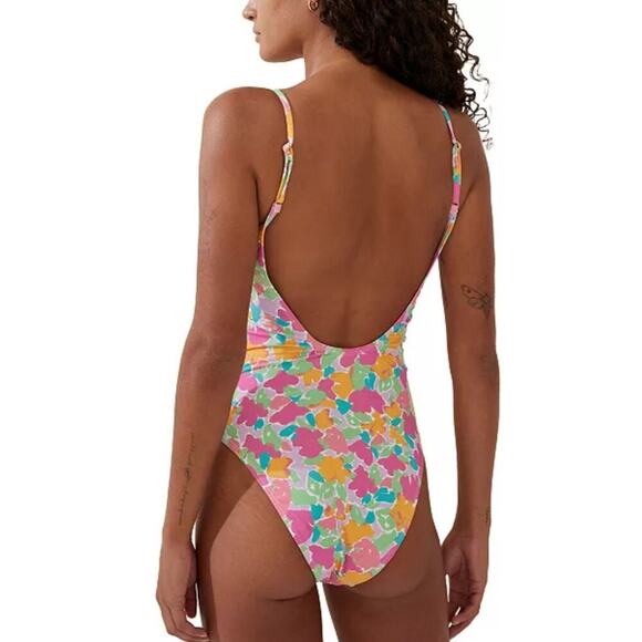 Cotton On Women's Floral-Print Cheeky One-Piece Swimsuit Size XL NWT - Picture 2 of 12